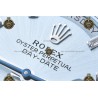 Day-Date 40MM 904L Wtd SS/FLT/PRES Ice Blue/Dia RGF VR3255