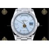 Day-Date 40MM 904L Wtd SS/FLT/PRES Ice Blue/Dia RGF VR3255