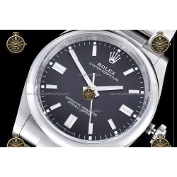 Oyster Perpetual 41MM 124300 904L SS/SS Blk/Stk CLEAN PLUS DD3230