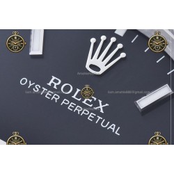 Oyster Perpetual 41MM 124300 904L SS/SS Blk/Stk CLEAN PLUS DD3230