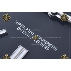 Oyster Perpetual 41MM 124300 904L SS/SS Blk/Stk CLEAN PLUS DD3230