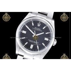 Oyster Perpetual 41MM 124300 904L SS/SS Blk/Stk CLEAN PLUS DD3230