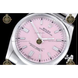 Oyster Perpetual 41MM 124300 904L SS/SS Pink/Stk CLEAN PLUS DD3230