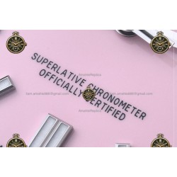 Oyster Perpetual 41MM 124300 904L SS/SS Pink/Stk CLEAN PLUS DD3230
