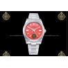Oyster Perpetual 41MM 124300 904L SS/SS Red/Stk CLEAN PLUS DD3230
