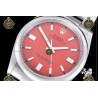 Oyster Perpetual 41MM 124300 904L SS/SS Red/Stk CLEAN PLUS DD3230