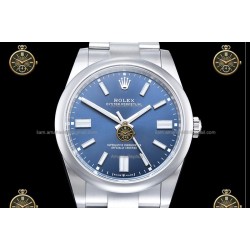 Oyster Perpetual 41MM 124300 904L SS/SS Blue/Stk CLEAN PLUS DD3230