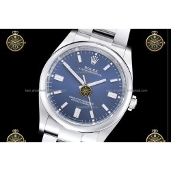 Oyster Perpetual 41MM 124300 904L SS/SS Blue/Stk CLEAN PLUS DD3230