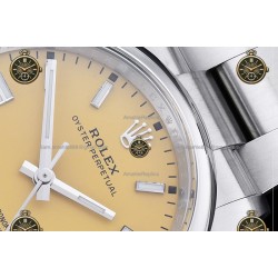 Oyster Perpetual 41MM 124300 904L SS/SS Yellow/Stk CLEAN PLUS DD3230