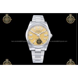 Oyster Perpetual 41MM 124300 904L SS/SS Yellow/Stk CLEAN PLUS DD3230