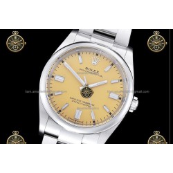 Oyster Perpetual 41MM 124300 904L SS/SS Yellow/Stk CLEAN PLUS DD3230