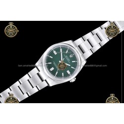 Oyster Perpetual 41MM 124300 904L SS/SS Grn/Stk CLEAN PLUS DD3230