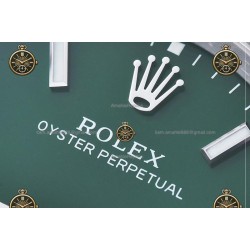 Oyster Perpetual 41MM 124300 904L SS/SS Grn/Stk CLEAN PLUS DD3230