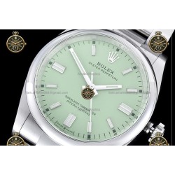 Oyster Perpetual 36MM 126000 904L SS/SS Pistachio Grn/Stk CLEAN PLUS DD3230