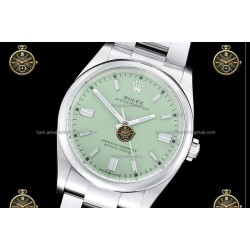 Oyster Perpetual 36MM 126000 904L SS/SS Pistachio Grn/Stk CLEAN PLUS DD3230