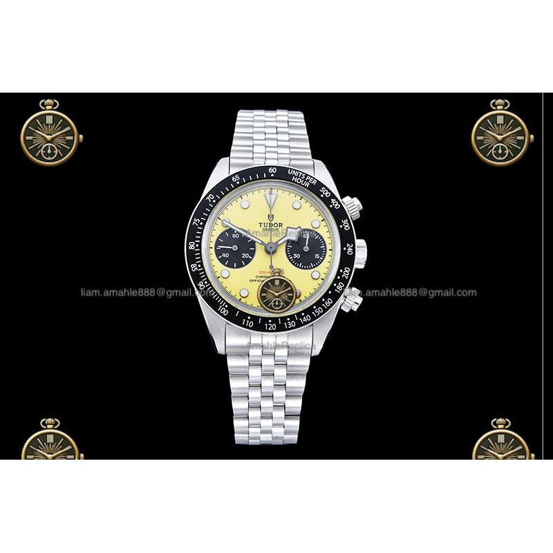 Tudor Black Bay Chronograph SS/JUB Yellow/Blk/Dot WMF DD7750