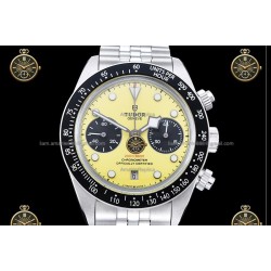 Tudor Black Bay Chronograph SS/JUB Yellow/Blk/Dot WMF DD7750