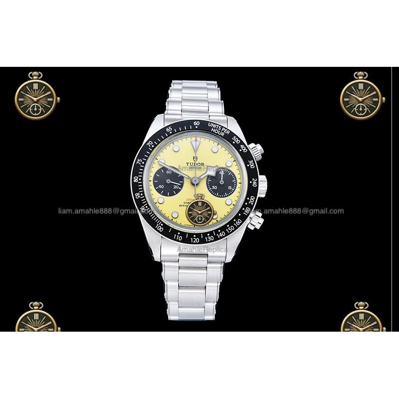 Tudor Black Bay Chronograph SS/RvtOYS Yellow/Blk/Dot WMF DD7750