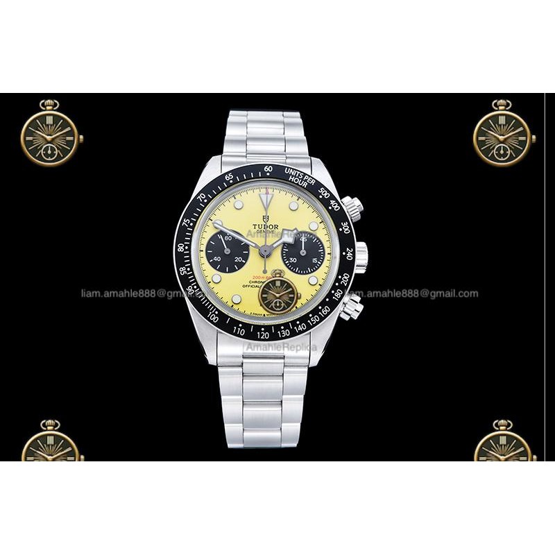 Tudor Black Bay Chronograph SS/OYS Yellow/Blk/Dot WMF DD7750