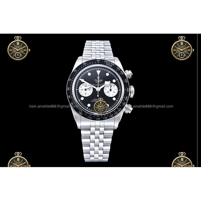 Tudor Black Bay Chronograph M79360N SS/JUB Blk/White/Dot ZF DD7750
