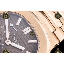 Nautilus Moon Phase 5712 RG/RG Brown/Stk WSF JH240