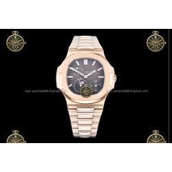 Nautilus Moon Phase 5712 RG/RG Brown/Stk WSF JH240