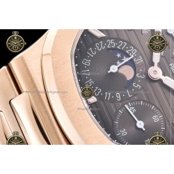 Nautilus Moon Phase 5712 RG/RG Brown/Stk WSF JH240