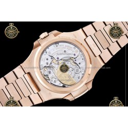 Nautilus Moon Phase 5712 RG/RG Brown/Stk WSF JH240