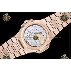 Nautilus Moon Phase 5712 RG/RG Brown/Stk WSF JH240