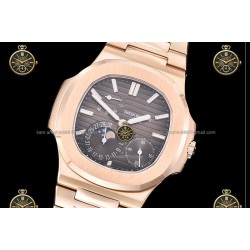 Nautilus Moon Phase 5712 RG/RG Brown/Stk WSF JH240