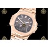 Nautilus Moon Phase 5712 RG/RG Brown/Stk WSF JH240