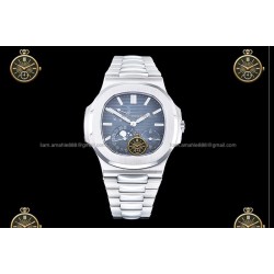 Nautilus Moon Phase 5712 SS/SS Blue/Stk WSF JH240