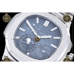 Nautilus Moon Phase 5712 SS/SS Blue/Stk WSF JH240