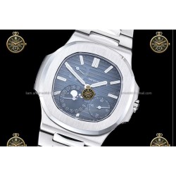 Nautilus Moon Phase 5712 SS/SS Blue/Stk WSF JH240