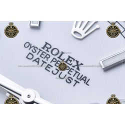 Datejust 36MM 116234 904L SS/FLT/JUB White/Stk JRF VR3135