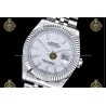 Datejust 36MM 116234 904L SS/FLT/JUB White/Stk JRF VR3135