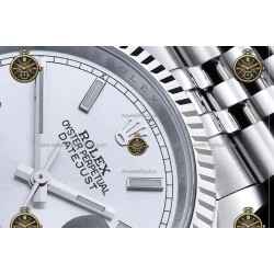 Datejust 36MM 116234 904L SS/FLT/JUB Silver/Stk JRF VR3135