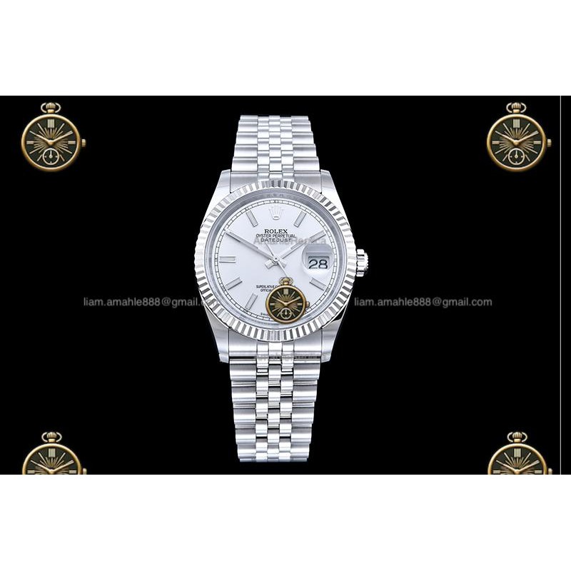 Datejust 36MM 116234 904L SS/FLT/JUB Silver/Stk JRF VR3135