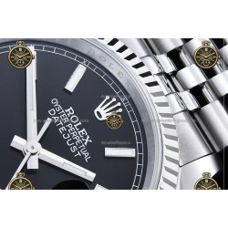 Datejust 36MM 116234 904L SS/FLT/JUB Black/Stk JRF VR3135