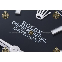 Datejust 36MM 116234 904L SS/FLT/JUB Black/Stk JRF VR3135