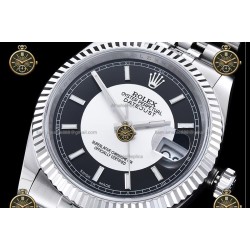 Datejust 36MM 116234 904L SS/FLT/JUB Black/Silver/Stk JRF VR3135