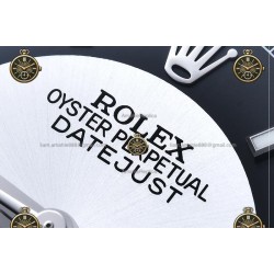 Datejust 36MM 116234 904L SS/FLT/JUB Black/Silver/Stk JRF VR3135