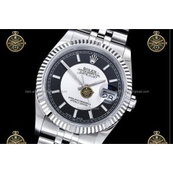 Datejust 36MM 116234 904L SS/FLT/JUB Black/Silver/Stk JRF VR3135