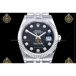 Datejust 36MM 116234 904L SS/FLT/JUB Black/Dia JRF VR3135