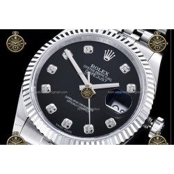 Datejust 36MM 116234 904L SS/FLT/JUB Black/Dia JRF VR3135