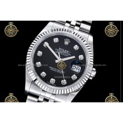 Datejust 36MM 116234 904L SS/FLT/JUB Black/Dia JRF VR3135