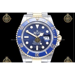 Submariner 41MM 126613LB 904L YG/SS Blue/Dot QF JH3235-FS
