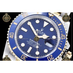 Submariner 41MM 126613LB 904L YG/SS Blue/Dot QF JH3235-FS