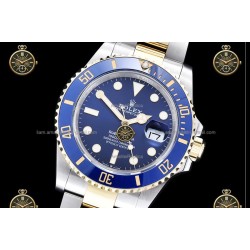 Submariner 41MM 126613LB 904L YG/SS Blue/Dot QF JH3235-FS