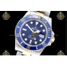 Submariner 41MM 126613LB 904L YG/SS Blue/Dot QF JH3235-FS